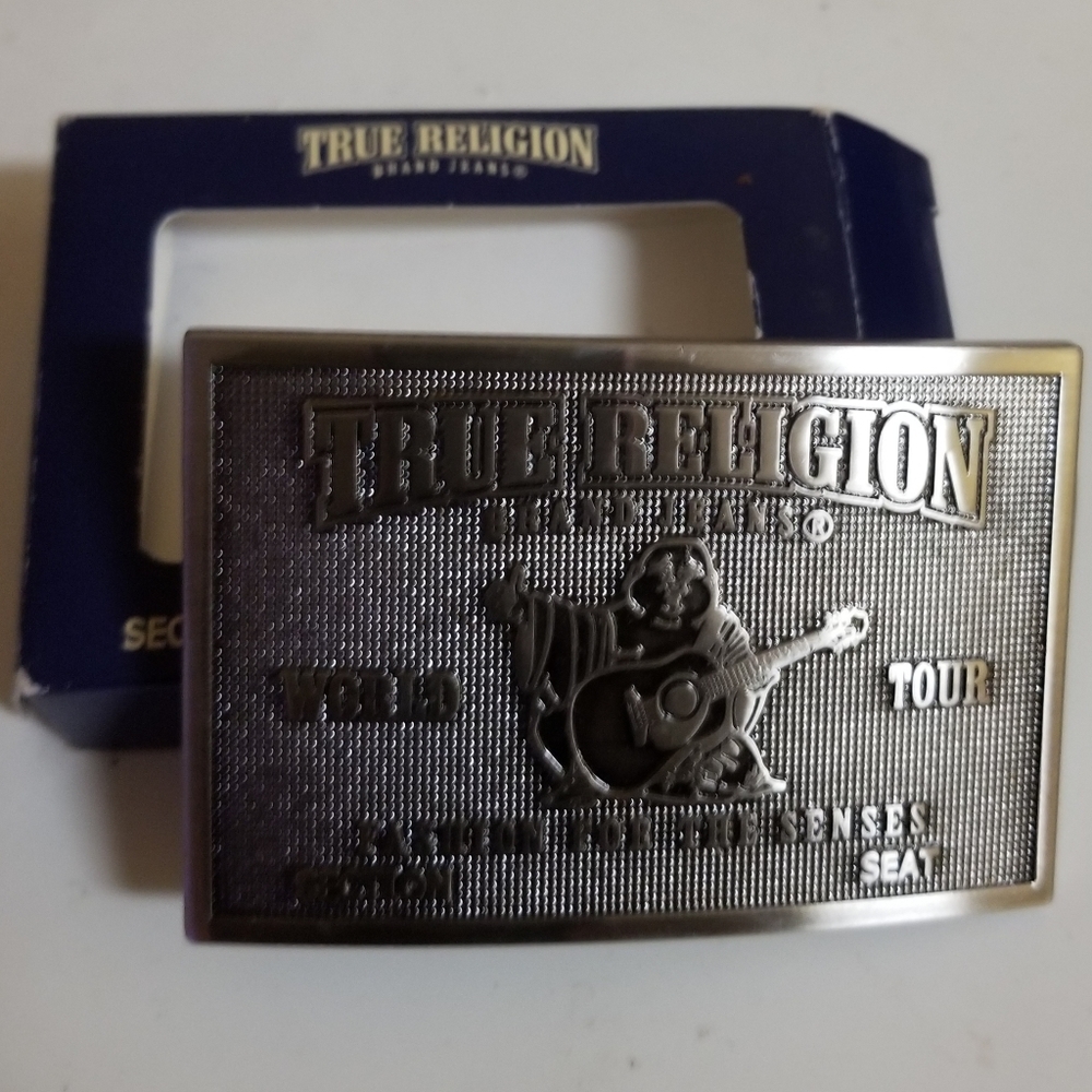 True Religion Buddha Belt Buckle